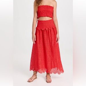 Hill House Scalloped Nap Skirt Set